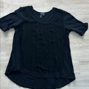 Anthropologie classic Black Women's Top. Size medium boho relaxed fit essential